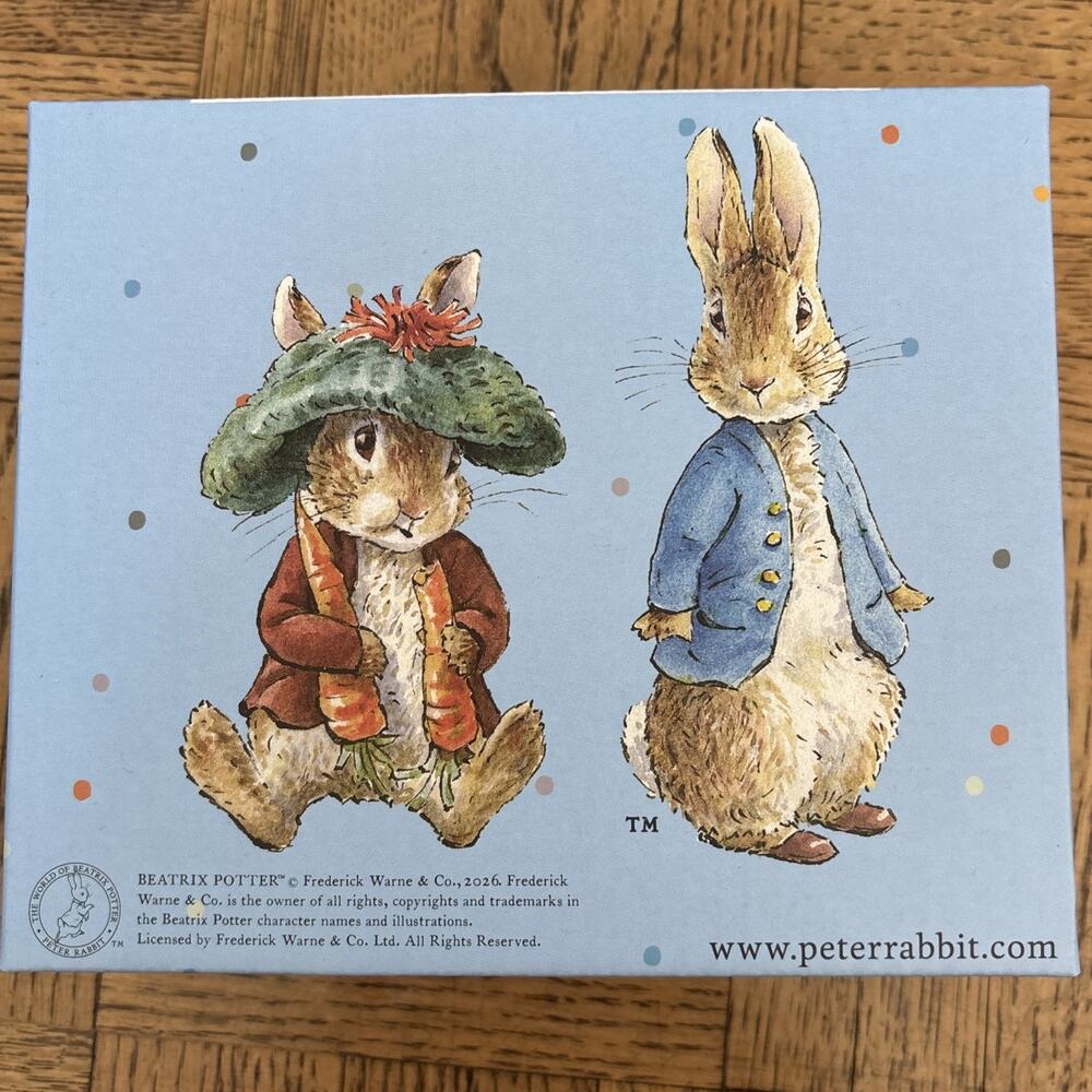 Peter Rabbit Ceramic Salt & Pepper Shaker Set Beatrix Potter Easter NEW - Picture 6 of 6